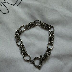 Stainless Steel Bracelet Chainmail Gothic Cyber Y2K